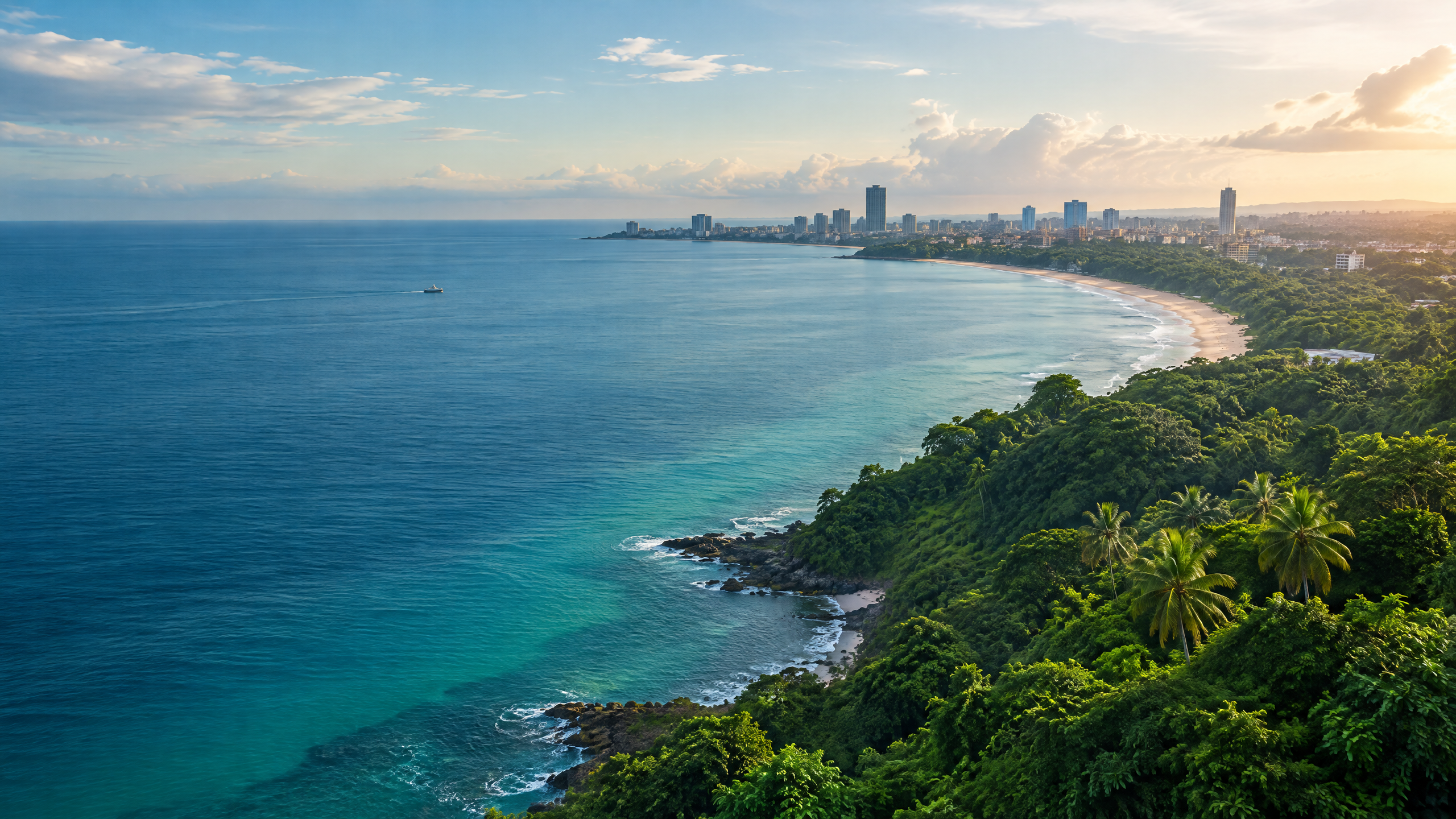 Vue de Libreville, Gabon